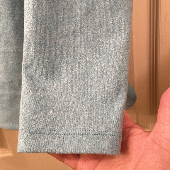 Talbots Sweatshirt Sweater Pullover Robin Egg Blue Pleated Back WM SZ M - Picture 6 of 12